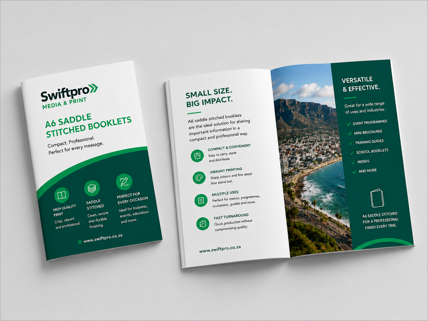 A6 Saddle Stitched Booklets